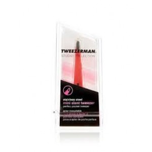Tweezerman Mini slanted tweezer pink